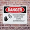 Signmission Equipment Starts And Stops Automatically Danger Sign, Plastic, 10in W x 7in L, 2PK OS-2PACK-DS-P-710-L-1589 - alternate 7